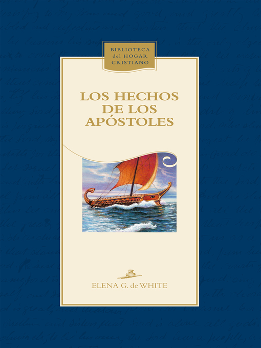 Title details for Los hechos de los apóstoles by Elena G. de White - Wait list